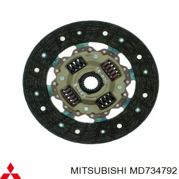 MD734792 Mitsubishi disco de embrague