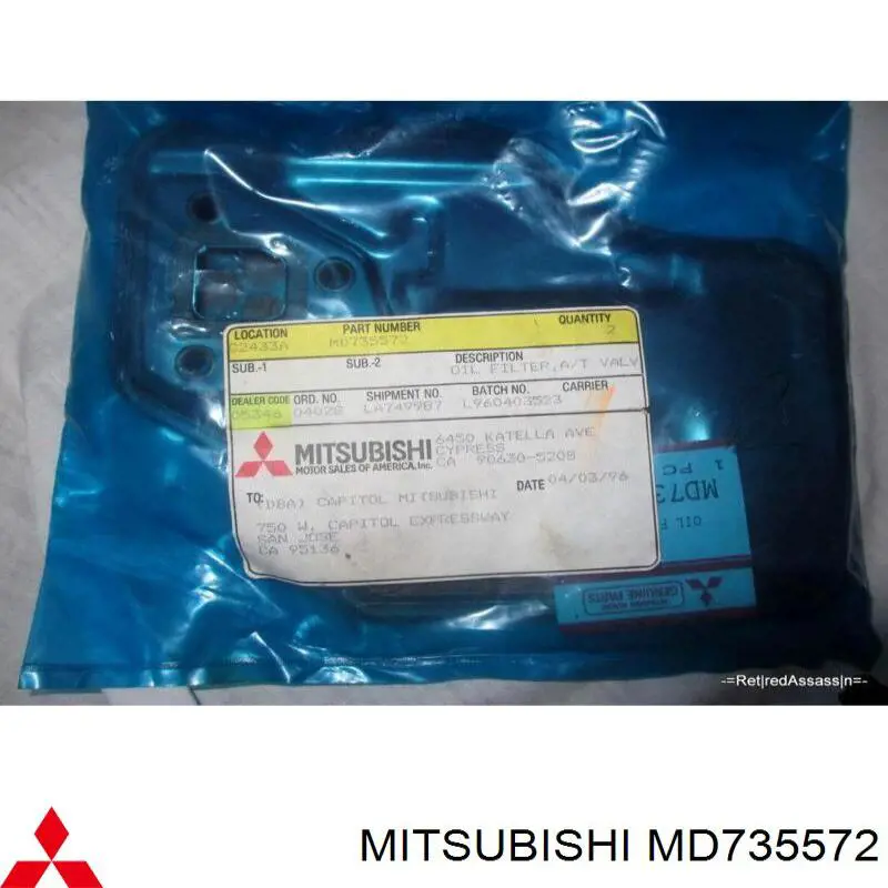 Filtro de transmisión automática 4632138000 Hyundai/Kia