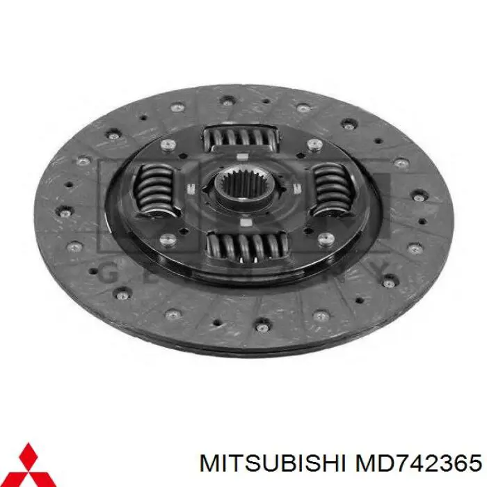 MD742365 Mitsubishi disco de embrague