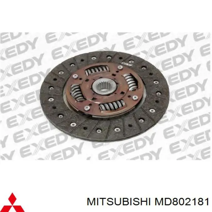 MD802181 Mitsubishi disco de embrague