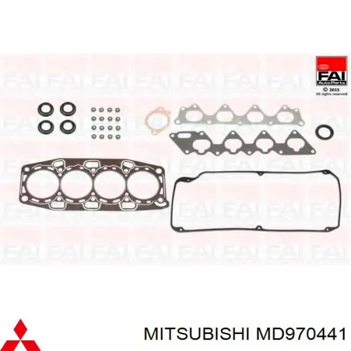MD970441 Mitsubishi juego de juntas de motor, completo, superior