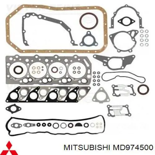 Juego de juntas para motor MD974500 Mitsubishi