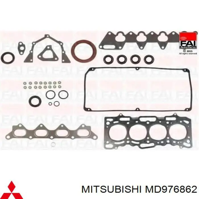 Juego de juntas para motor MD976862 Mitsubishi