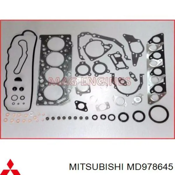 MD978645 Mitsubishi juego de juntas de motor, completo