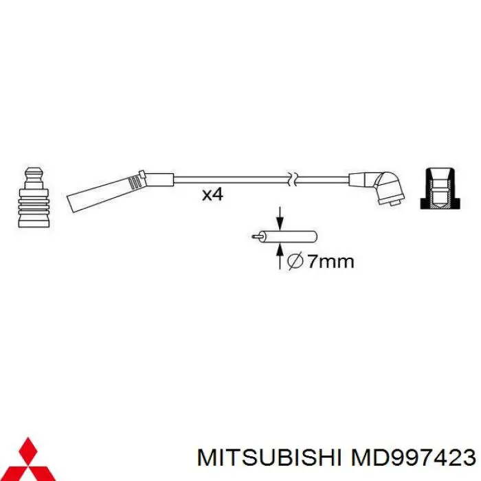Comprar MD997423 Mitsubishi Cable de bujía