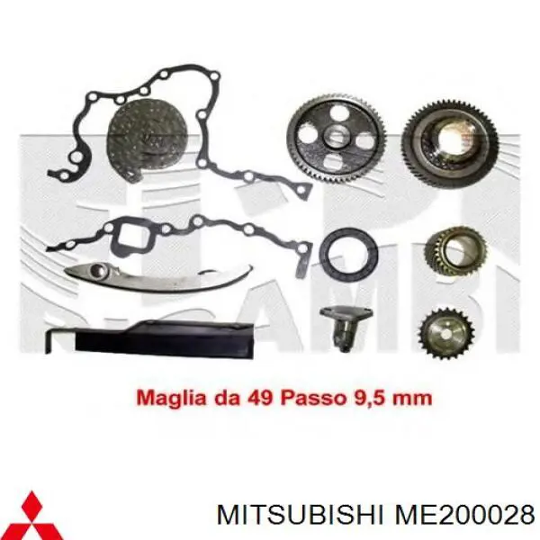 Retén de cigüeñal frontal Mitsubishi ME200028 precio, desde 17,33 EUR