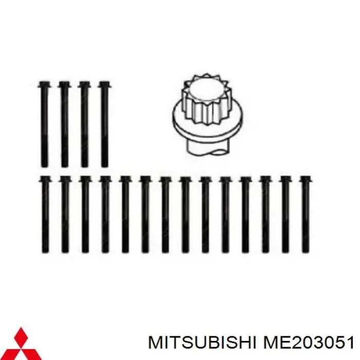 ME203051 Mitsubishi tornillo de culata