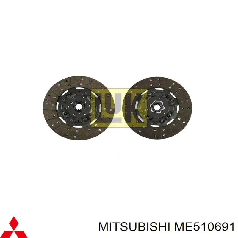 ME510691 Mitsubishi disco de embrague