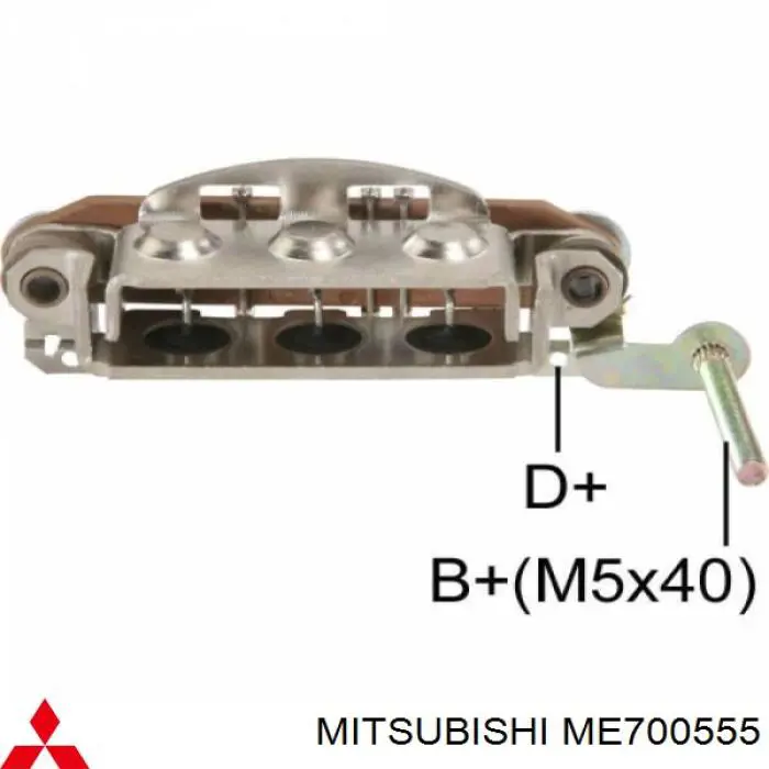 ME700555 Mitsubishi alternador diodo puente rectificador