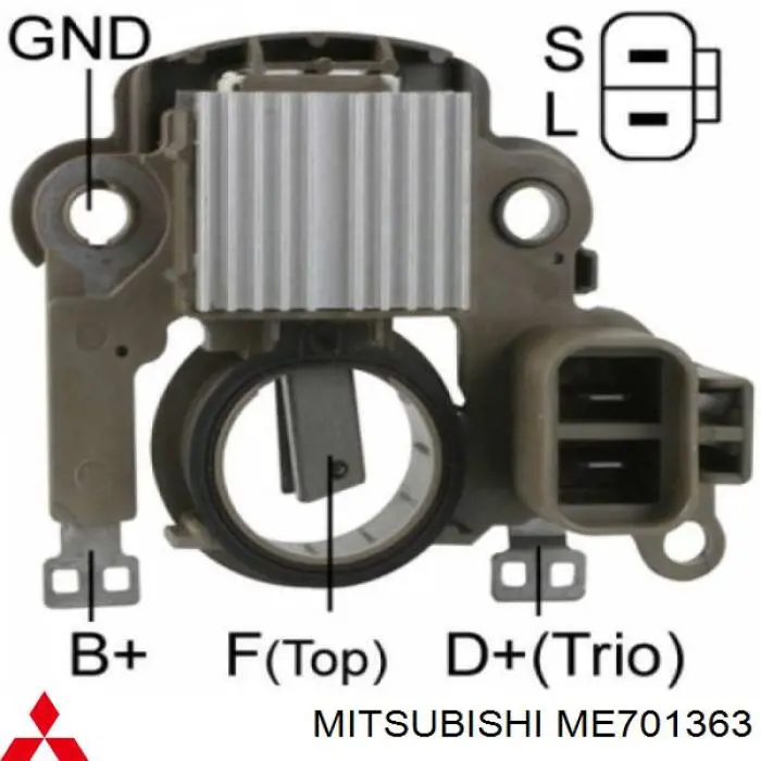 ME701363 Mitsubishi regulador del alternador