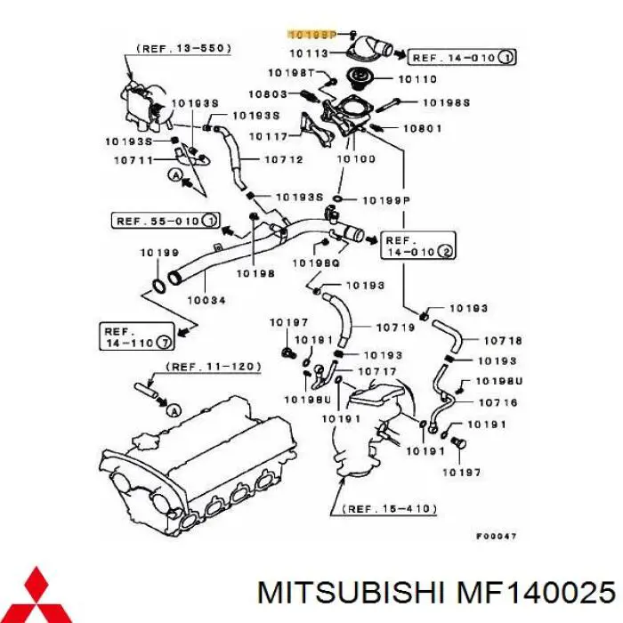  Mitsubishi MF140025 precio, desde  
