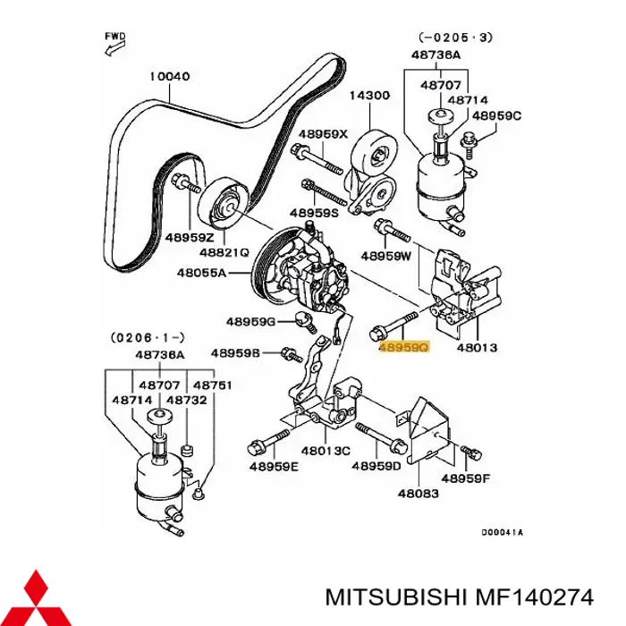  Mitsubishi MF140274 precio, desde  