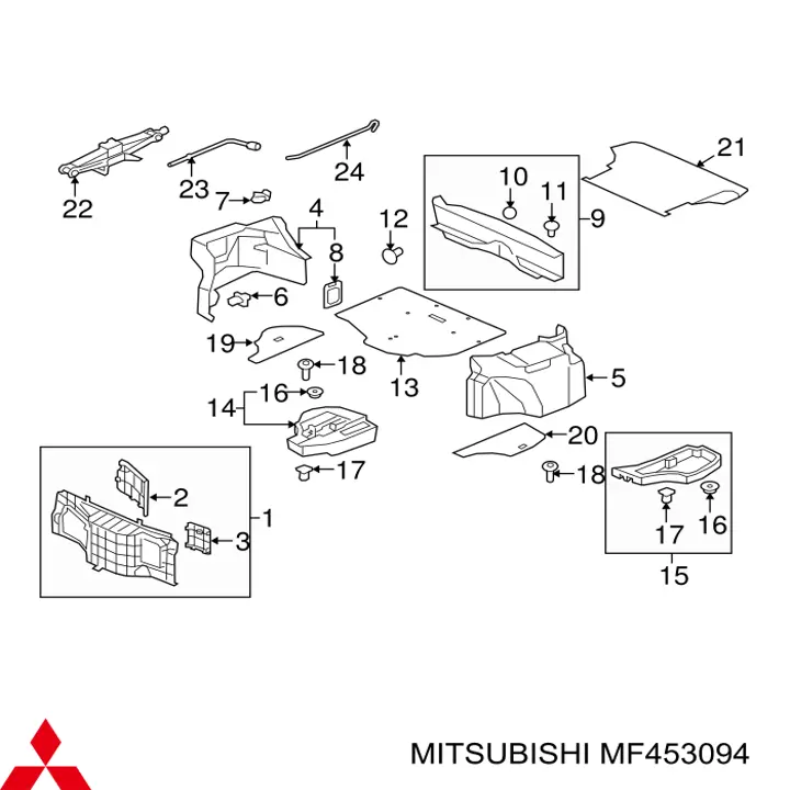  Mitsubishi MF453094 precio, desde 3,34 EUR