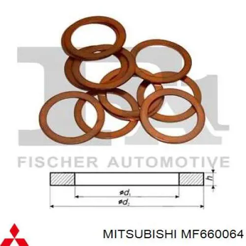 MF660064 Mitsubishi cuerpo intermedio inyector superior