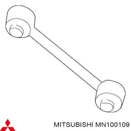 MN100109 Mitsubishi barra transversal de suspensión trasera