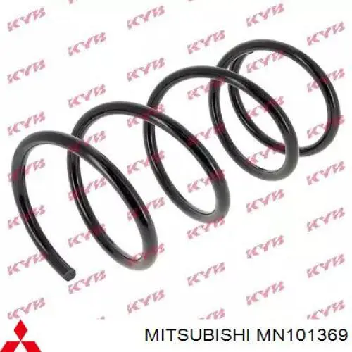 MN101369 Mitsubishi Muelle delantero