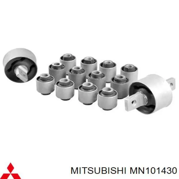 Comprar MN101430 Mitsubishi Buje delantero del brazo longitudinal trasero