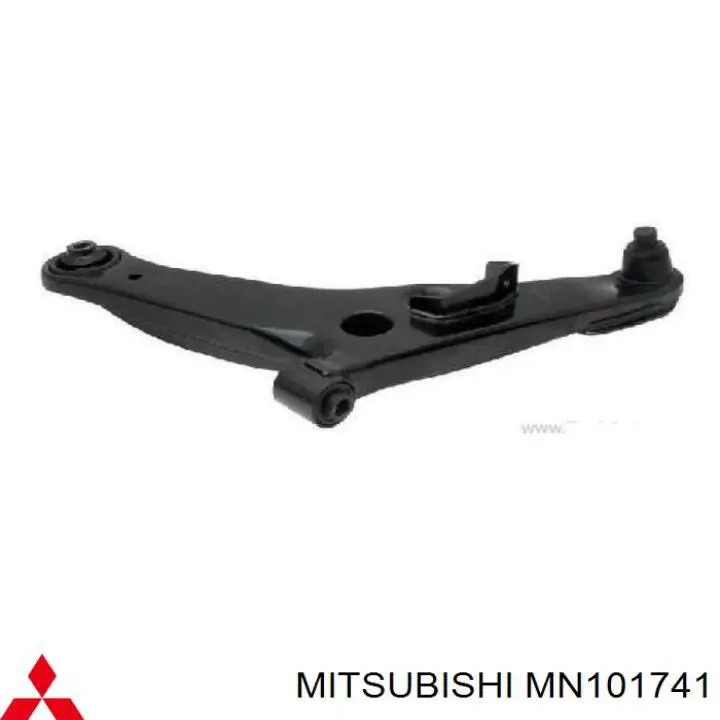 MN101741 Mitsubishi barra oscilante, suspensión de ruedas delantera, inferior izquierda