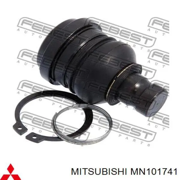 MN101741 Mitsubishi Brazo inferior izquierdo de la suspensión delantera