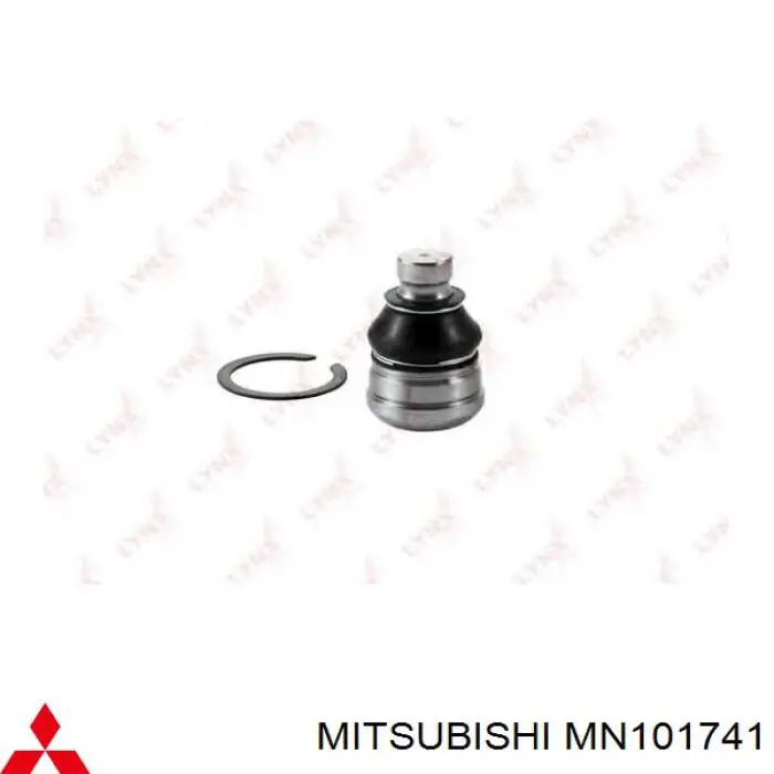 Brazo inferior izquierdo de la suspensión delantera MN101741 Mitsubishi