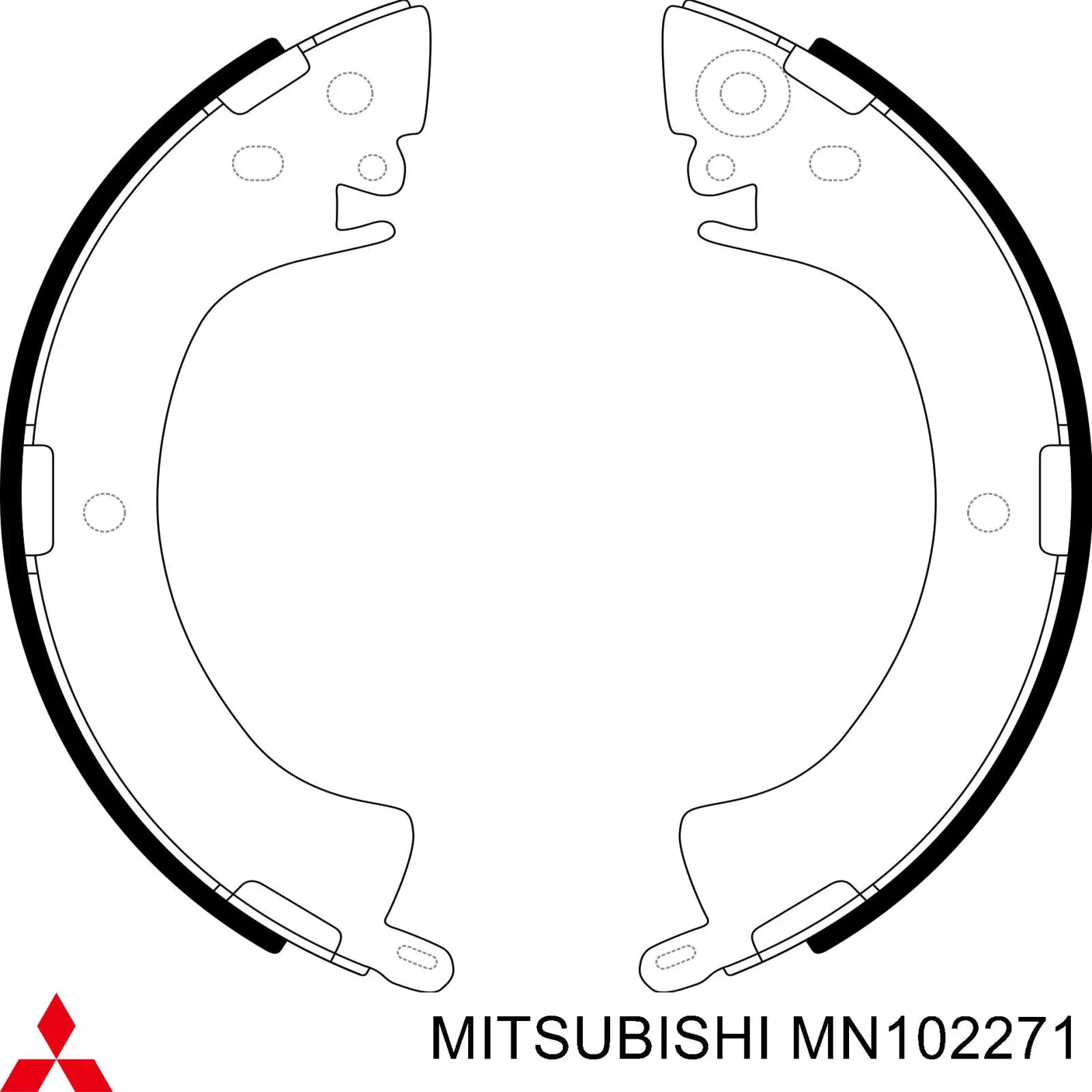 Comprar MN102271 Mitsubishi Zapatas de freno