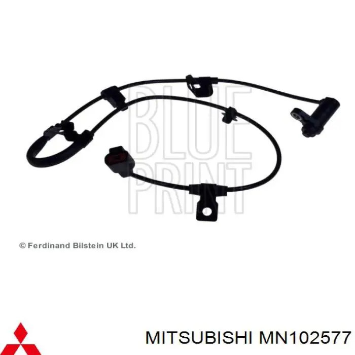 Sensor revoluciones de la rueda, trasero izquierdo para Mitsubishi L 200 (KA_T, KB_T)