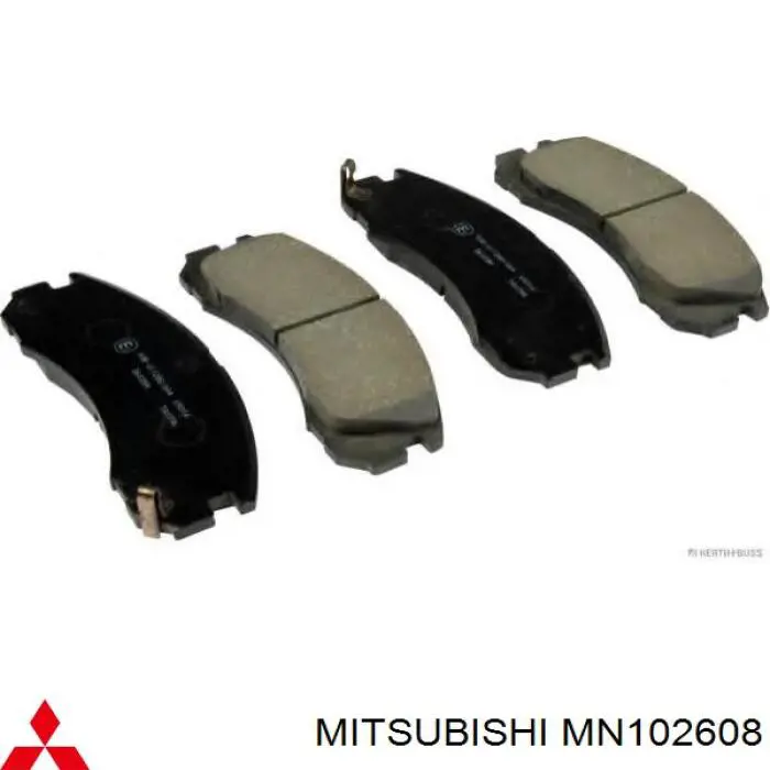MN102608 Mitsubishi pastillas de freno delanteras