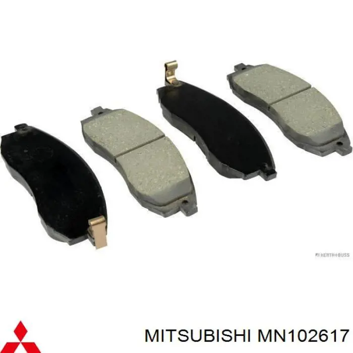 Comprar MN102617 Mitsubishi Pastillas delanteras de freno