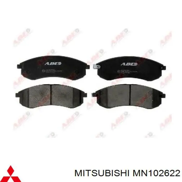 Comprar MN102622 Mitsubishi Pastillas delanteras de freno