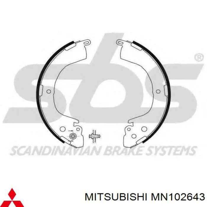 Comprar MR475829 Mitsubishi Zapatas de freno