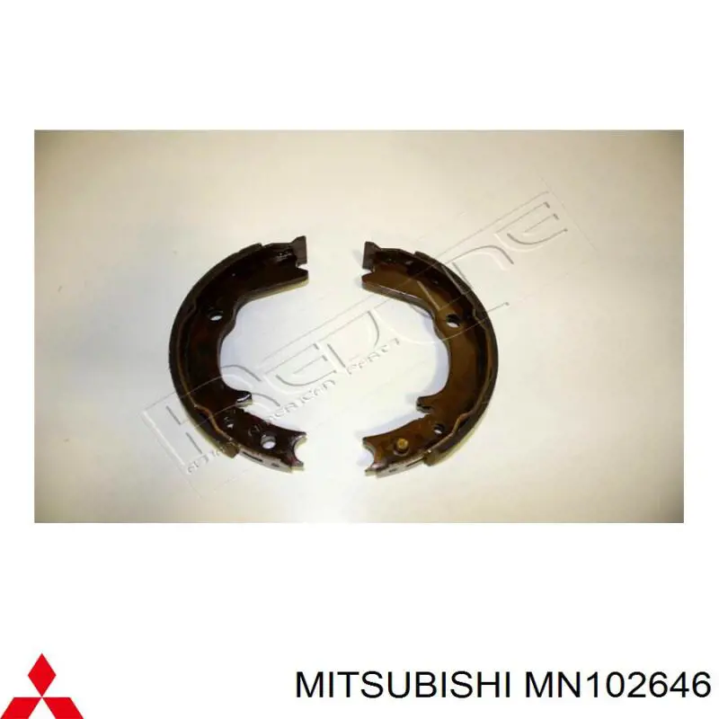 MN102646 Mitsubishi zapatas de frenos de tambor traseras