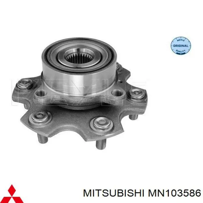 Buje de rueda delantero Mitsubishi MN103586 precio, desde 99,37 EUR
