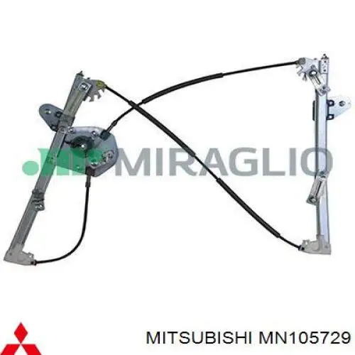 Mecanismo alzacristales, puerta delantera izquierda Mitsubishi Colt 6 (Z3A)