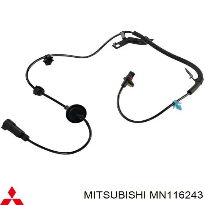 MN116243 Mitsubishi sensor abs trasero izquierdo
