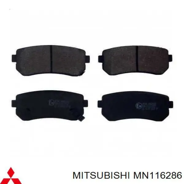 Pastillas traseras Mitsubishi MN116286