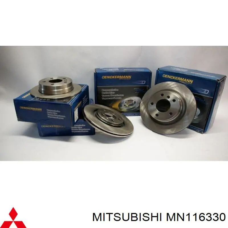 Disco de freno delantero Mitsubishi MN116330