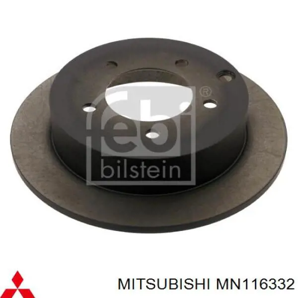 MN116332 Mitsubishi disco de freno trasero