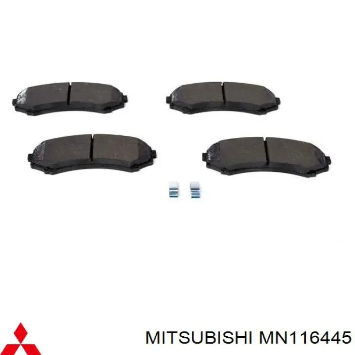 Pastillas de freno MN116445 Mitsubishi