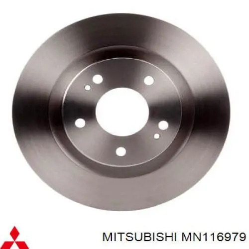 MN116979 Mitsubishi disco de freno delantero