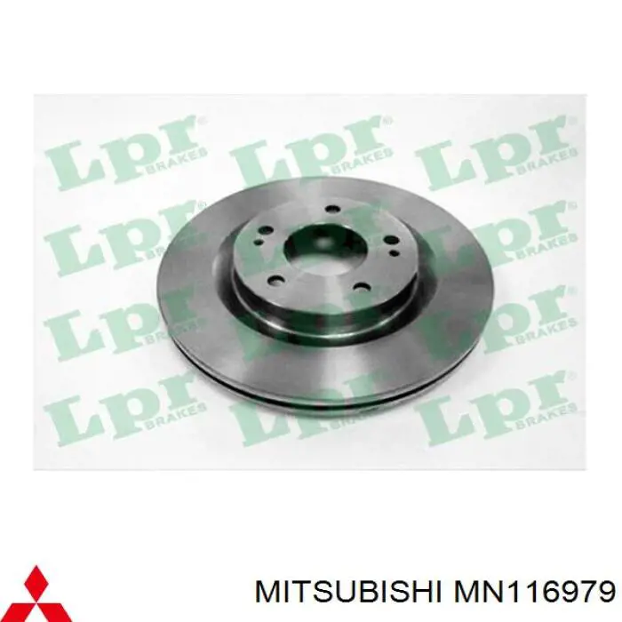 Frenos delanteros Mitsubishi MN116979 precio, desde 53,72 EUR