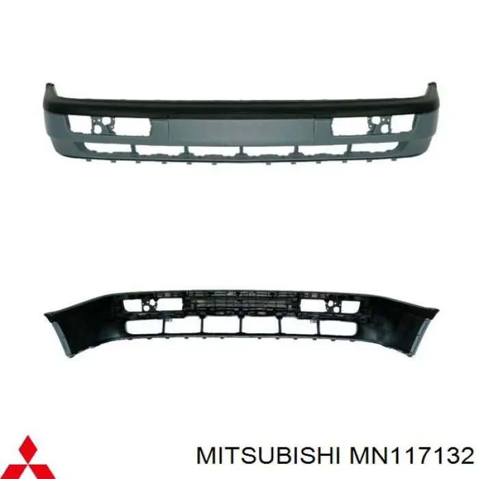 Parachoques delantero Mitsubishi Pajero III SUV (V70) (2000 - 2006) precio, desde 89,96 EUR