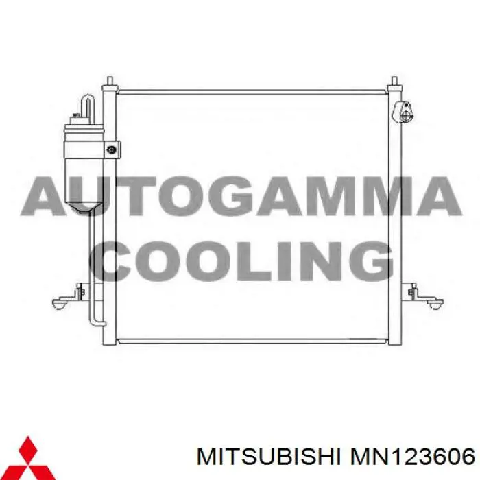 Condensador aire acondicionado MN148282 Mitsubishi