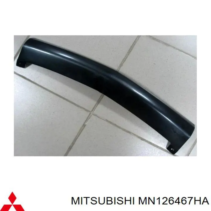 Listón embellecedor/protector, parachoques delantero para Mitsubishi Lancer (CSA)