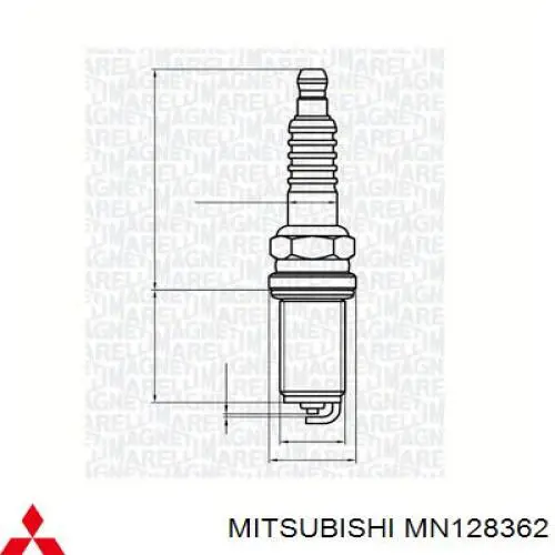 Bujías Mitsubishi MN128362 precio, desde 12,90 EUR