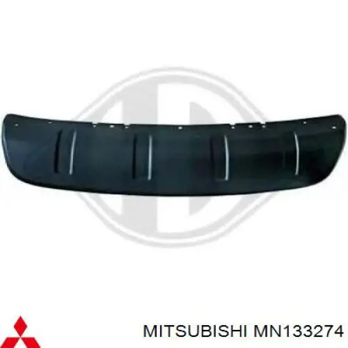 Rejilla de luz antiniebla delantera derecha para Mitsubishi Outlander (CU)
