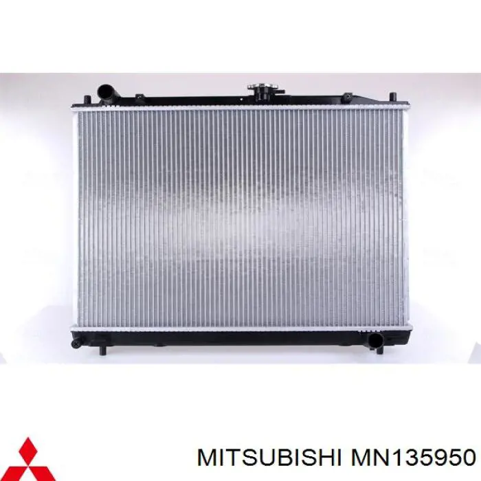 MN135950 Mitsubishi radiador