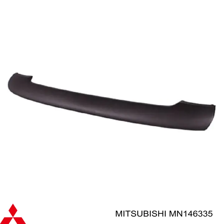 Listón embellecedor/protector, parachoques delantero para Mitsubishi L 200 (KA_T, KB_T)