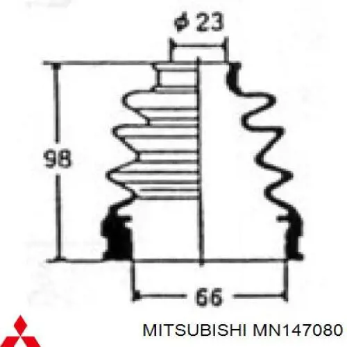  Mitsubishi MN147080 precio, desde 32,37 EUR