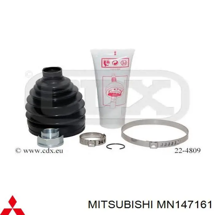 Fuelle, árbol de transmisión, Eje delantero interior para Mitsubishi Lancer (CSW)
