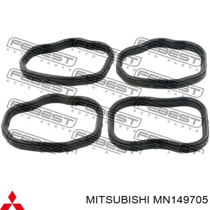MN149705 Mitsubishi junta, tapa de culata de cilindro, anillo de junta